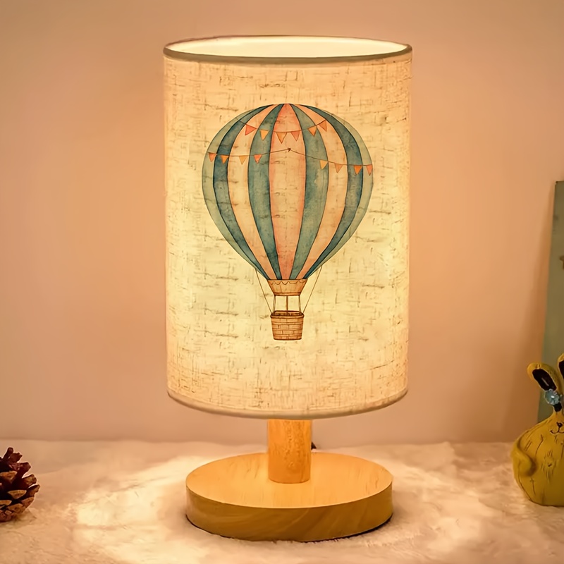 Home Textiles Usa - Hot Air Balloon Printed Minimalist Ambient