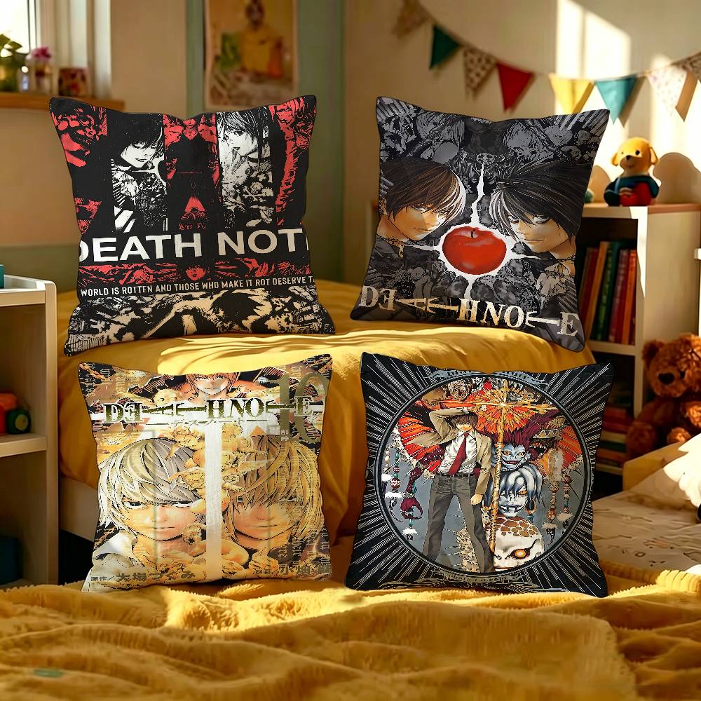 Home Textiles Notes - Anime D-Death note Pillowcase toon Gift