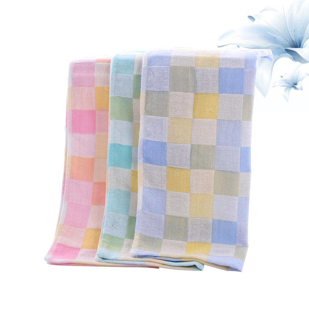 3Pcs Gauze Towels Double Layer - Home Textiles In Pakistan บทวิจารณ์และราคา