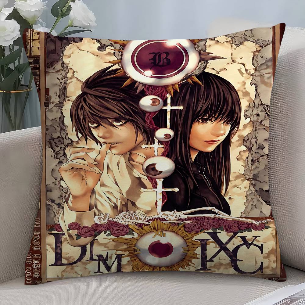 Anime Death Note Cushion Cover - Home Textiles Notes บทวิจารณ์และราคา