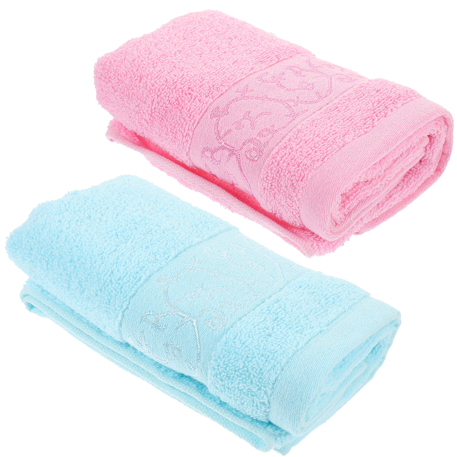 1Set Cotton Towels Gift Box Ab - Home Textiles In Pakistan บทวิจารณ์และราคา