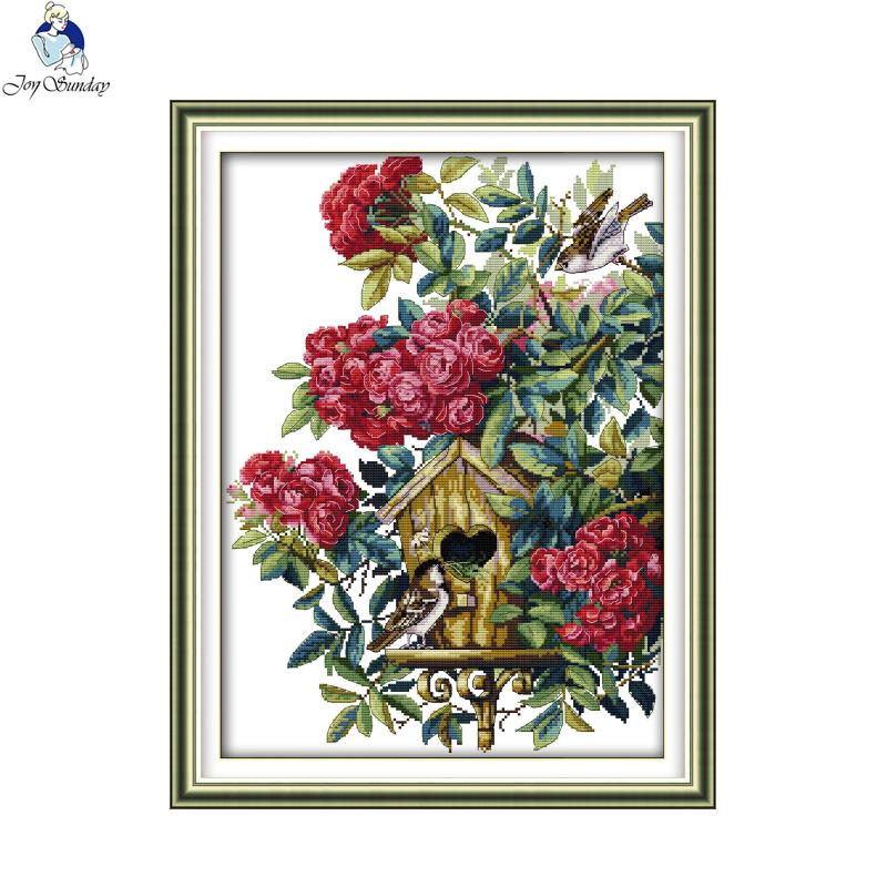 Bird's Home DIY Flower and Bir - Home Textiles Discount บทวิจารณ์และราคา