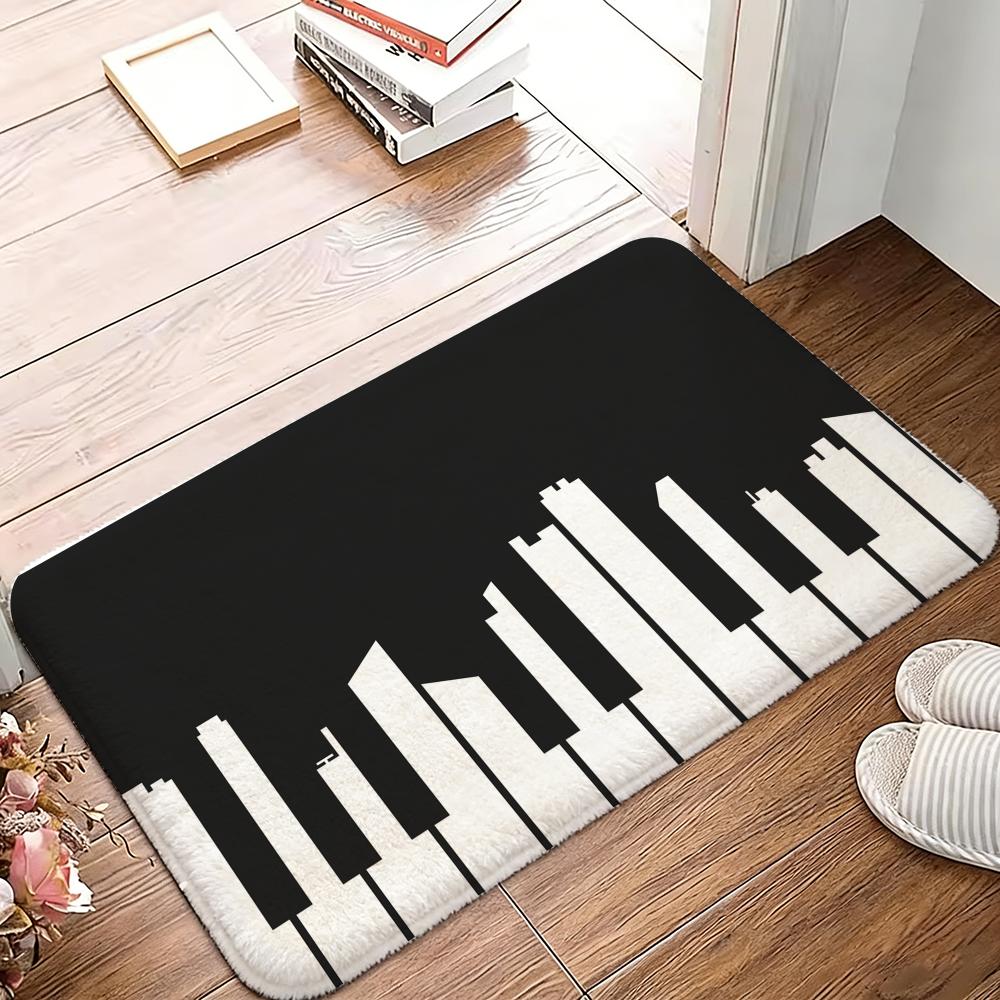 Music Note Piano Pattern Floor - Home Textiles Notes บทวิจารณ์และราคา
