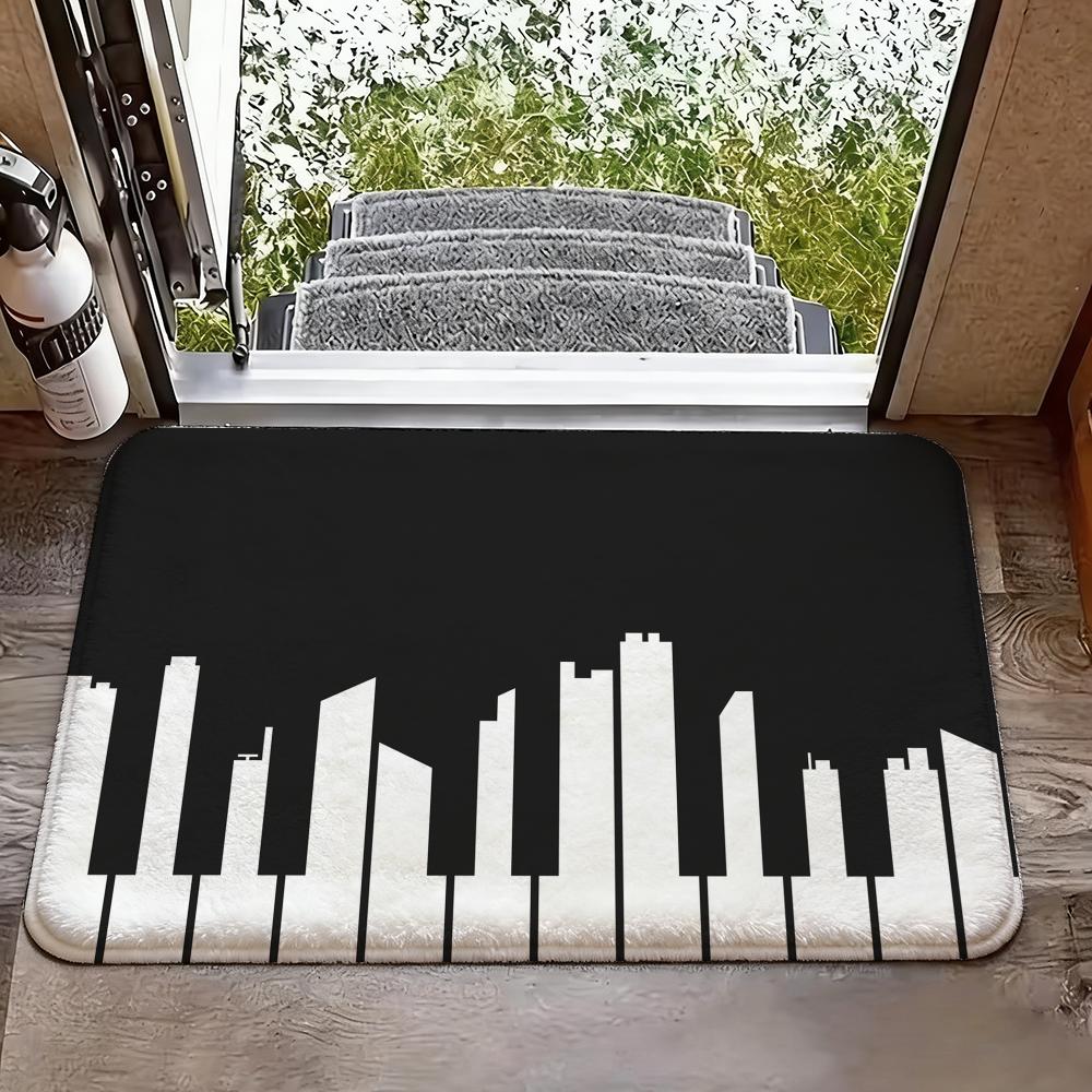 Music Note Piano Pattern Floor - Home Textiles Notes บทวิจารณ์และราคา