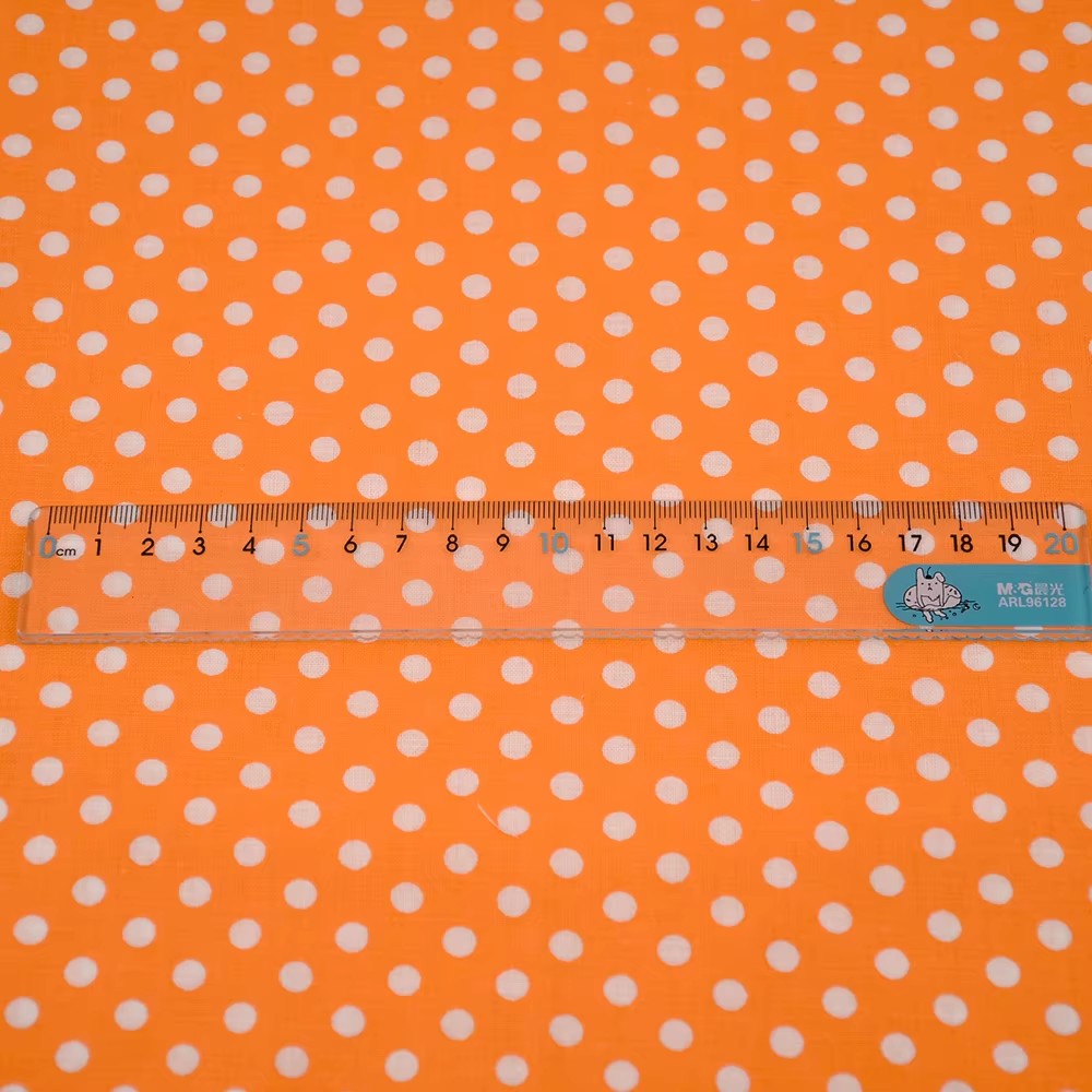 50X150CM White Orange Polka Do - Home Textiles Discount บทวิจารณ์และราคา