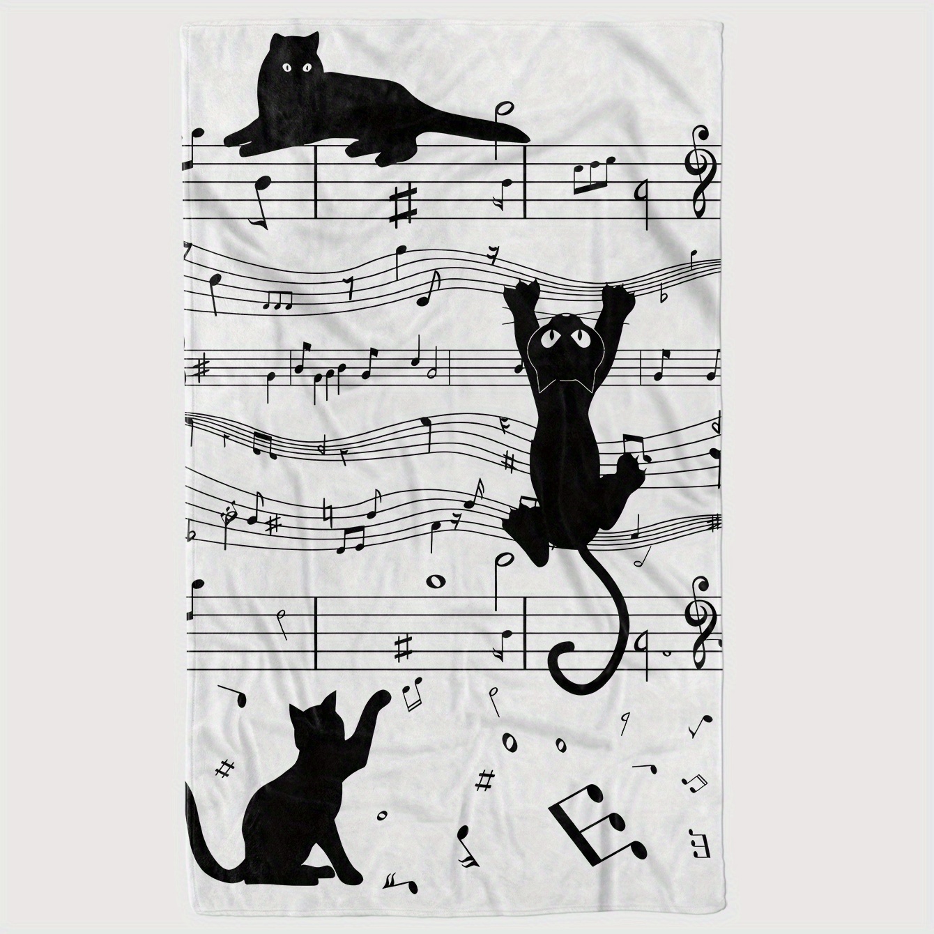 Black and white cat silhouette - Home Textiles Notes บทวิจารณ์และราคา