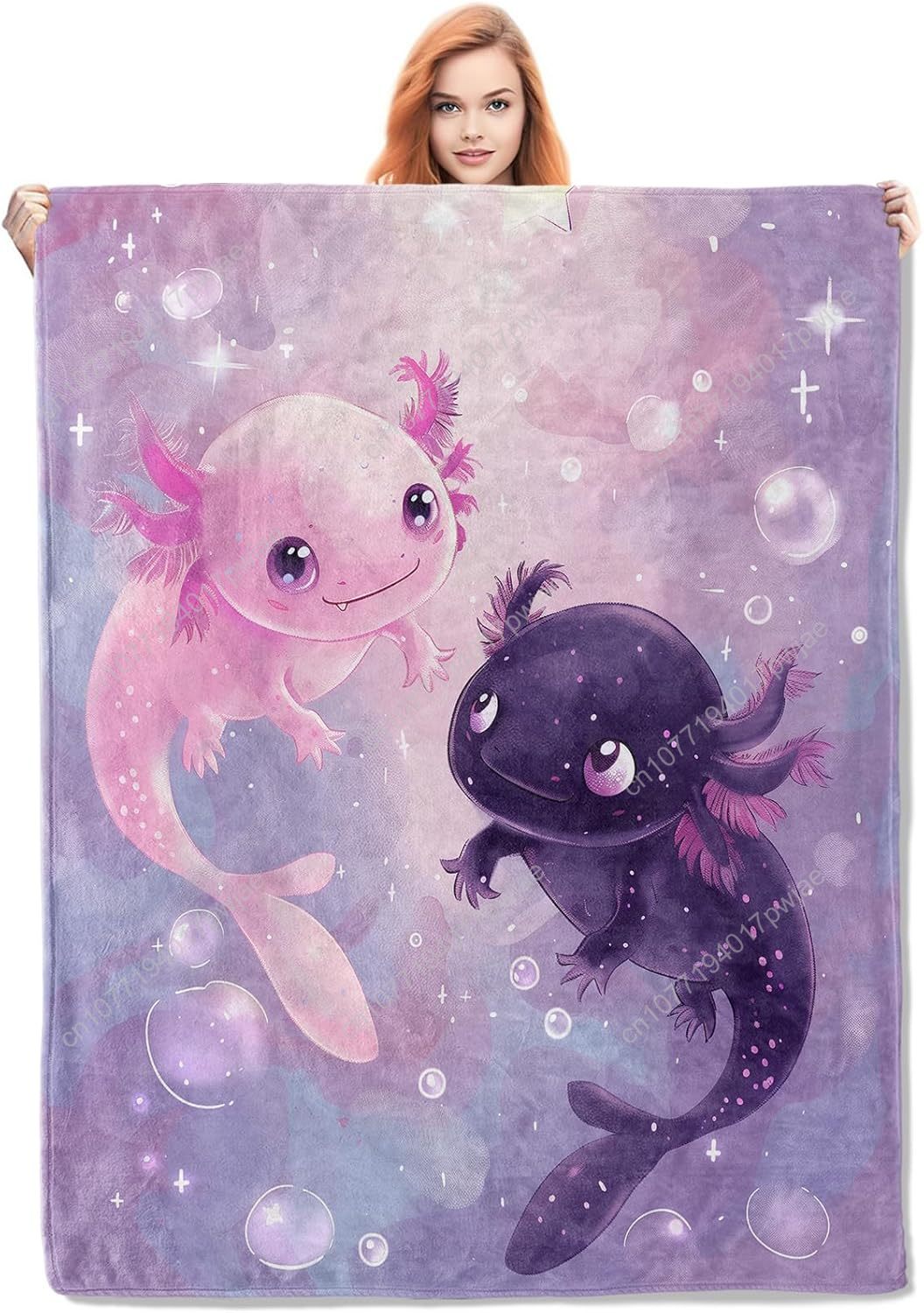 Axolotl Blanket Cute Axolotls  - Home Textiles Usa บทวิจารณ์และราคา