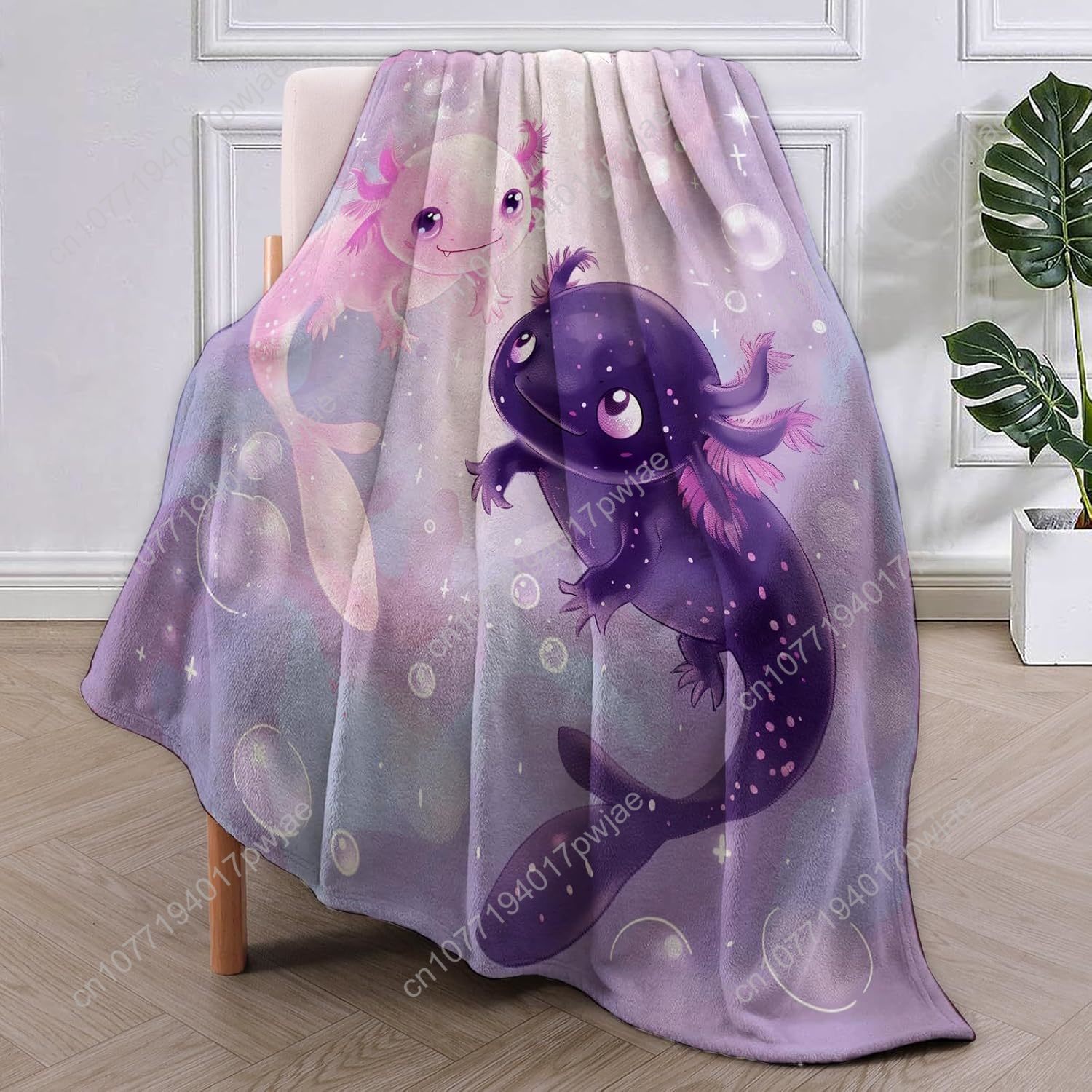 Axolotl Blanket Cute Axolotls  - Home Textiles Usa บทวิจารณ์และราคา