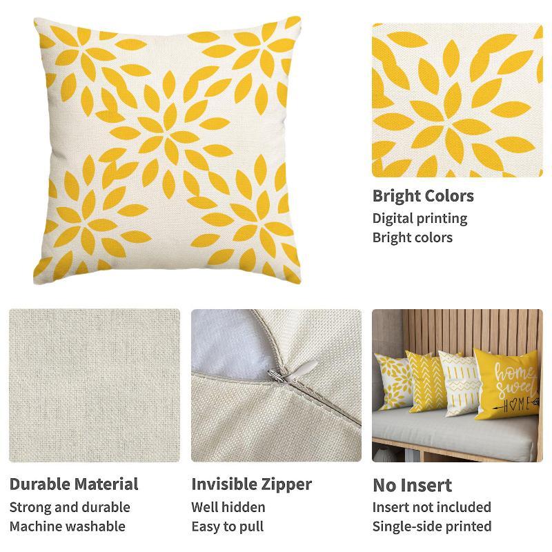 Geometric Pattern Pillow Case  - Home Textiles Usa บทวิจารณ์และราคา