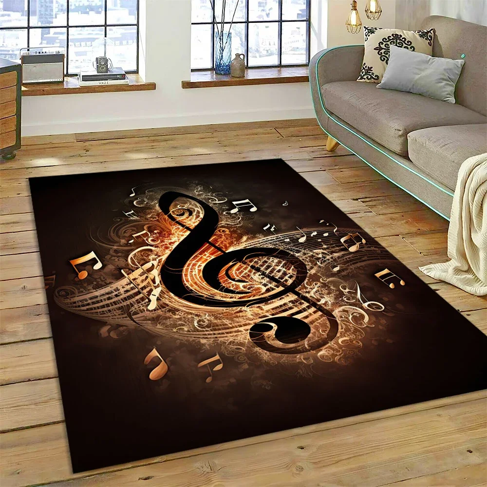 Colorful Musical Note Music Sc - Home Textiles Notes บทวิจารณ์และราคา