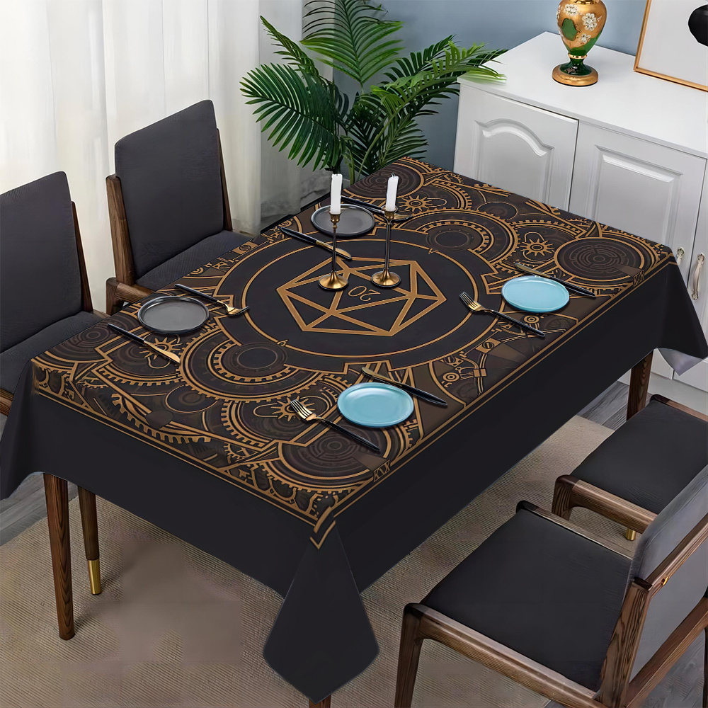 Steampunk Black Golden Gear Pa - Home Textiles Usa บทวิจารณ์และราคา