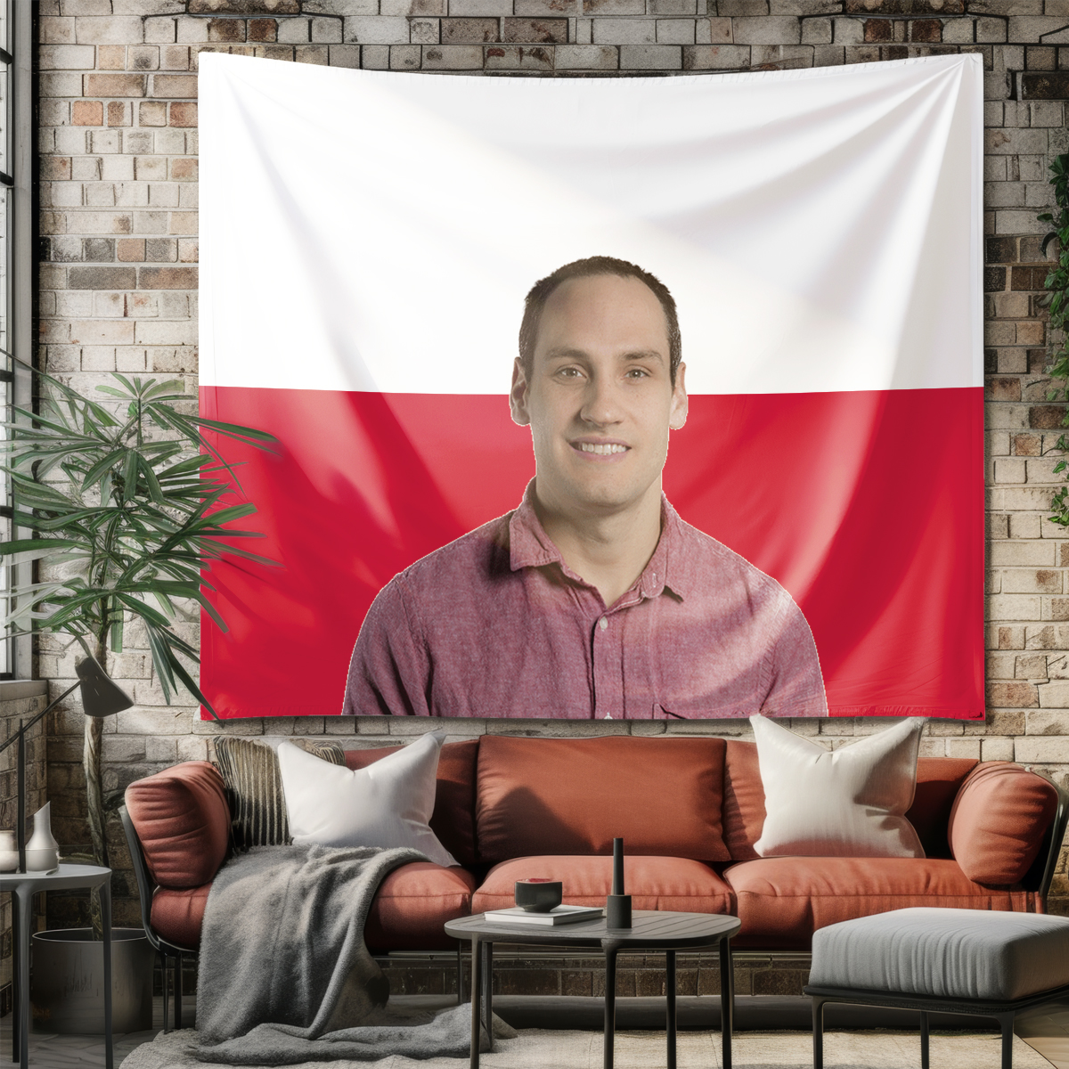 1Pc Custom Photo Polyster Flag - Home Textiles Usa บทวิจารณ์และราคา