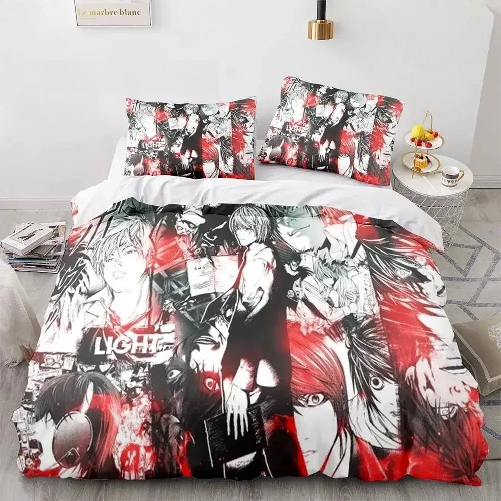 Death Note 3D Print Anime Comf - Home Textiles Notes บทวิจารณ์และราคา