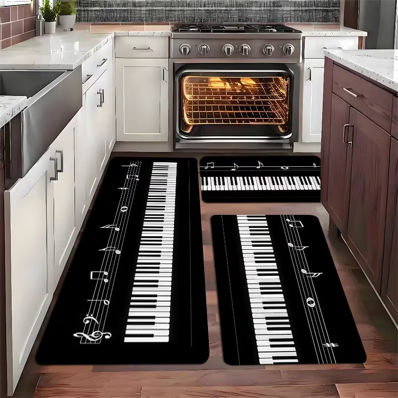 Black and White Piano Keys Kit - Home Textiles Notes บทวิจารณ์และราคา