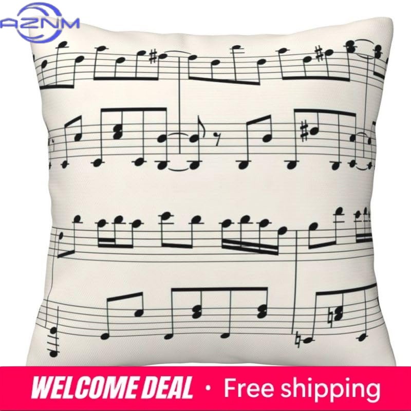 Home Decor Music Notes & Piano - Home Textiles Notes บทวิจารณ์และราคา