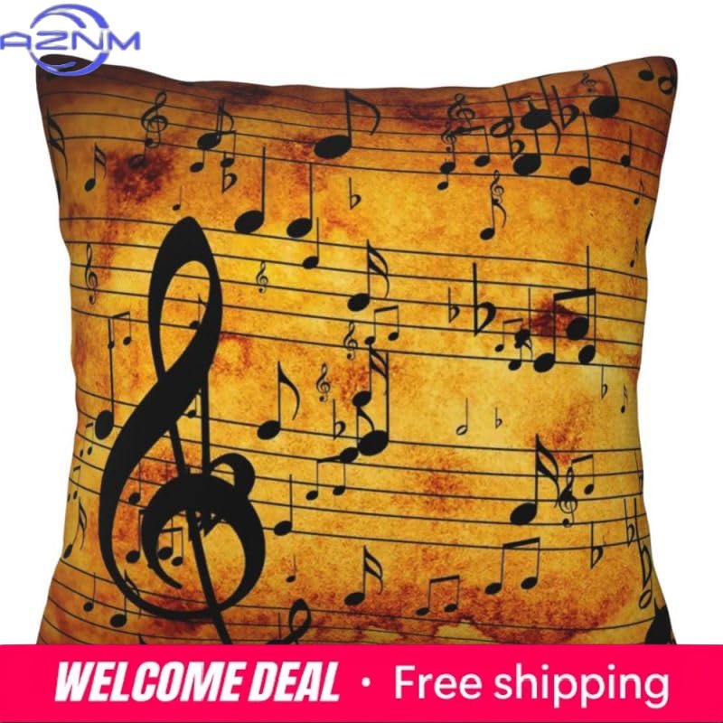 Home Decor Music Notes & Piano - Home Textiles Notes บทวิจารณ์และราคา