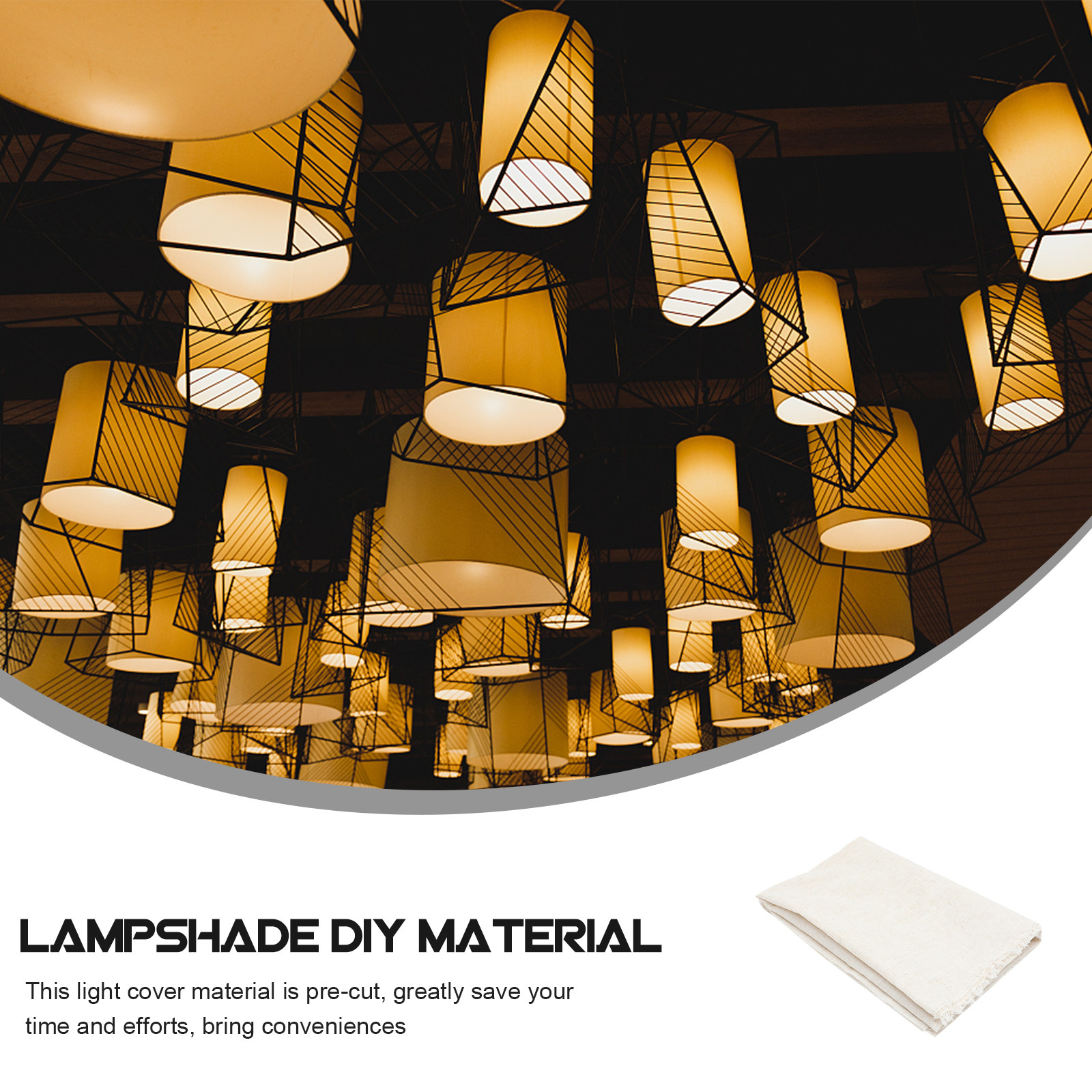 Colored Flax Lampshade Materia - Home Textiles Usa บทวิจารณ์และราคา