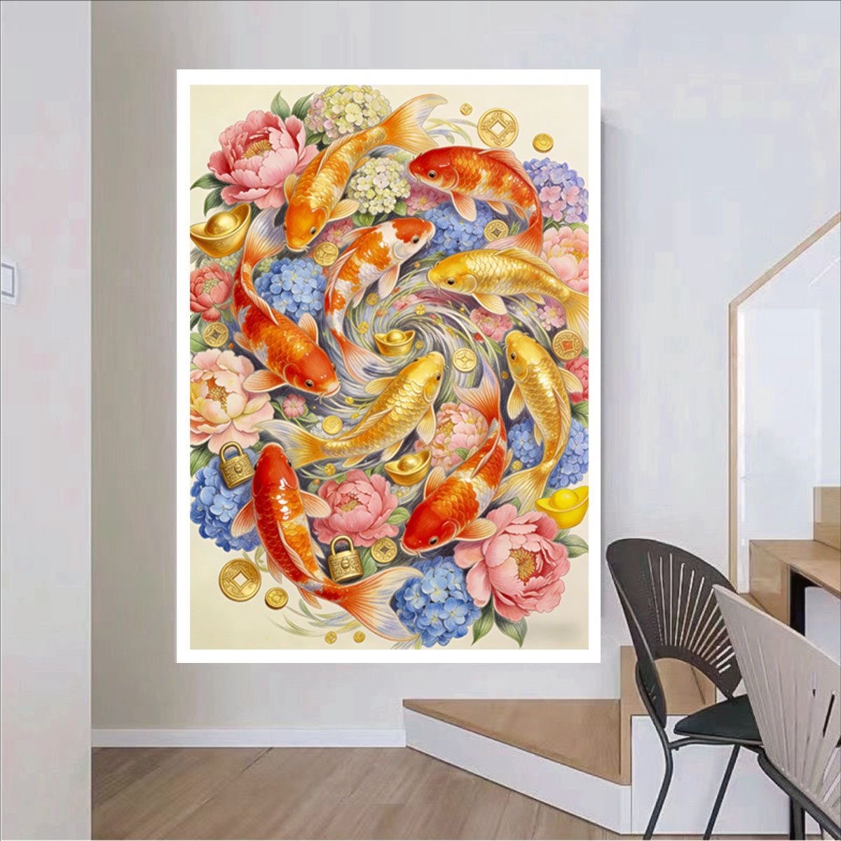 Goldfish 9CT 11CT Embroidery D - Home Textiles Discount บทวิจารณ์และราคา