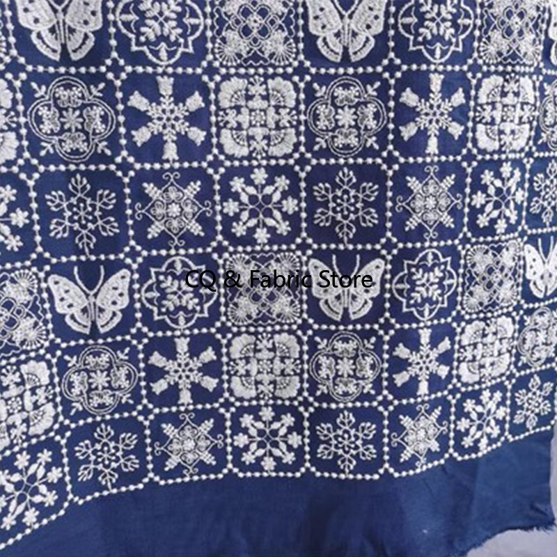 New Embroidered Cotton Hemp Fa - Home Textiles Discount บทวิจารณ์และราคา
