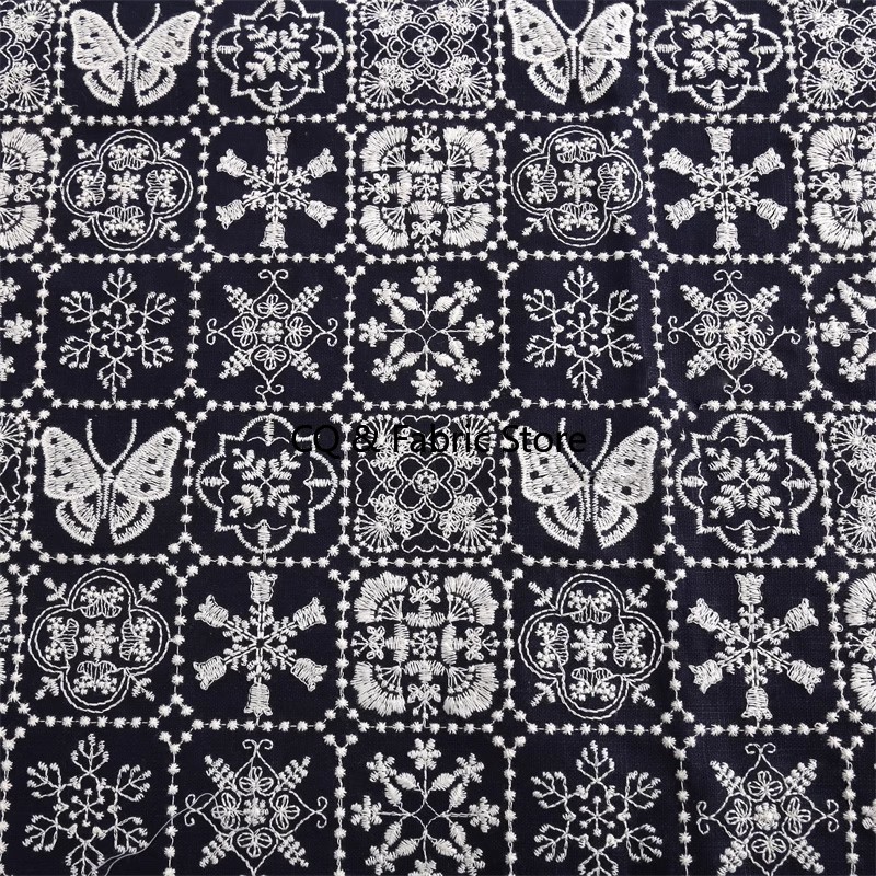New Embroidered Cotton Hemp Fa - Home Textiles Discount บทวิจารณ์และราคา