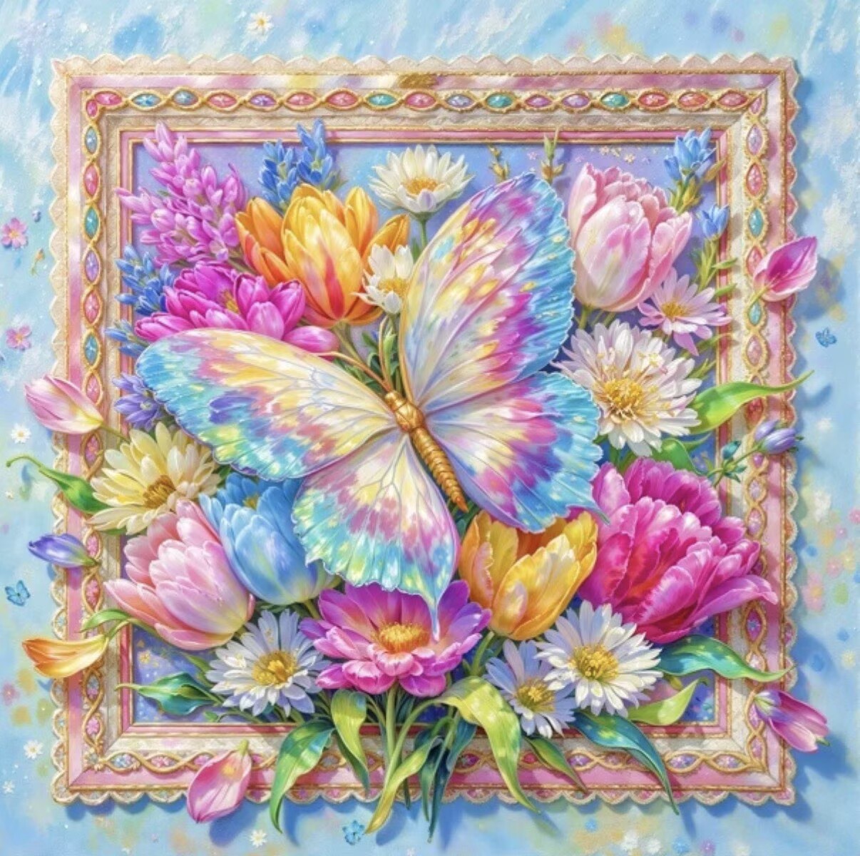 9CT 14ct Butterfly Printed Kit - Home Textiles Discount บทวิจารณ์และราคา
