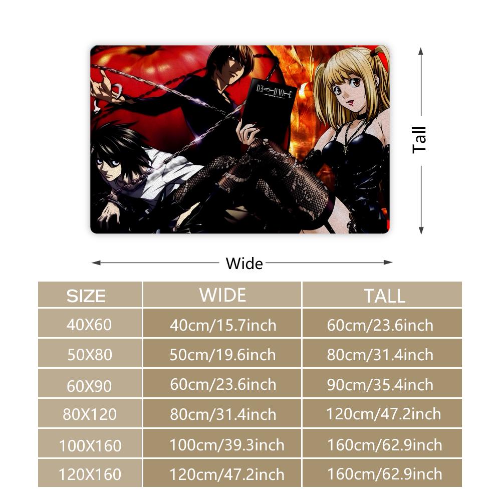 Hot Anime D-Death N-Note Floor - Home Textiles Notes บทวิจารณ์และราคา
